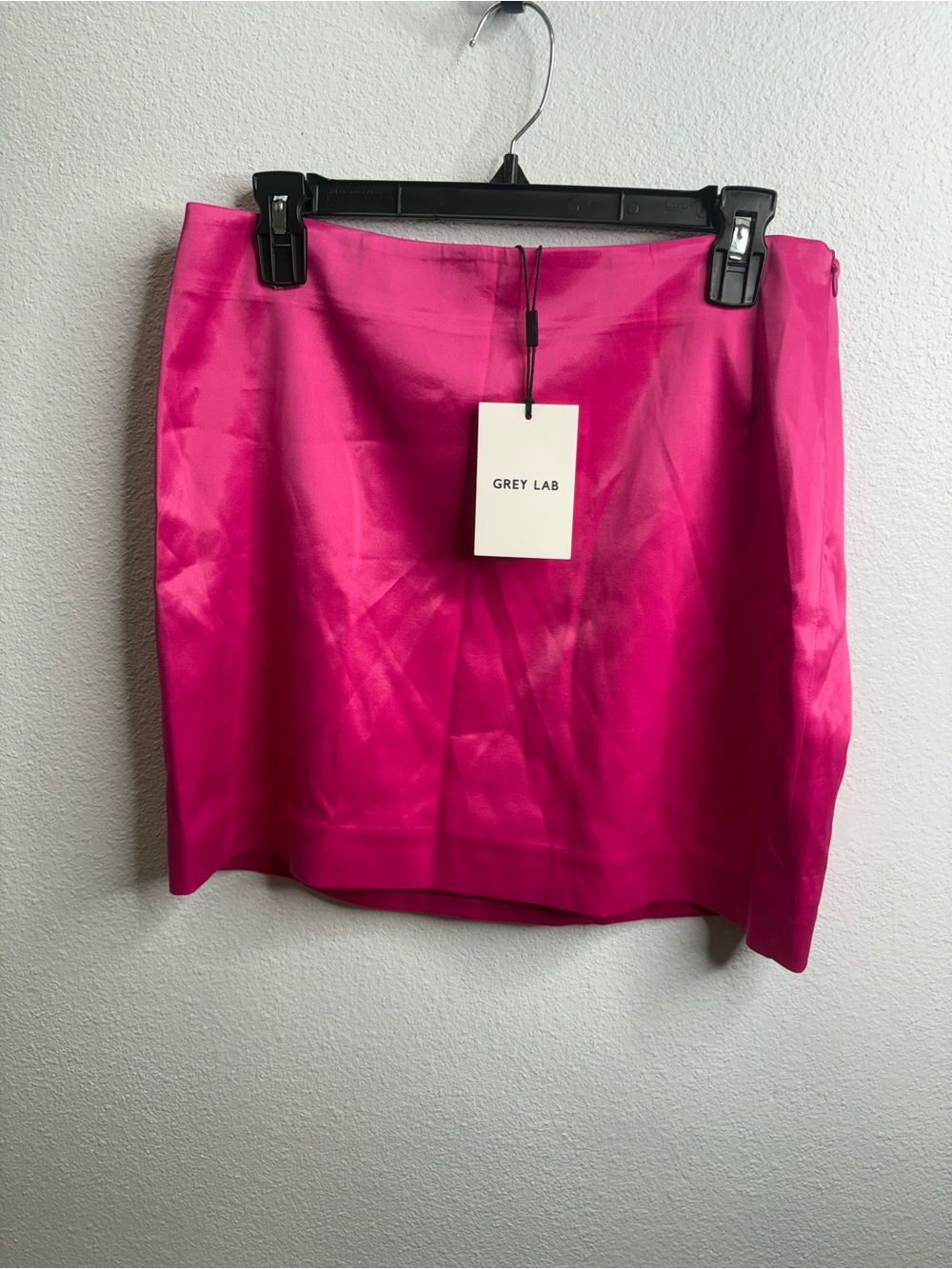 Grey Lab Size Large Pink Mini Skirt NWT